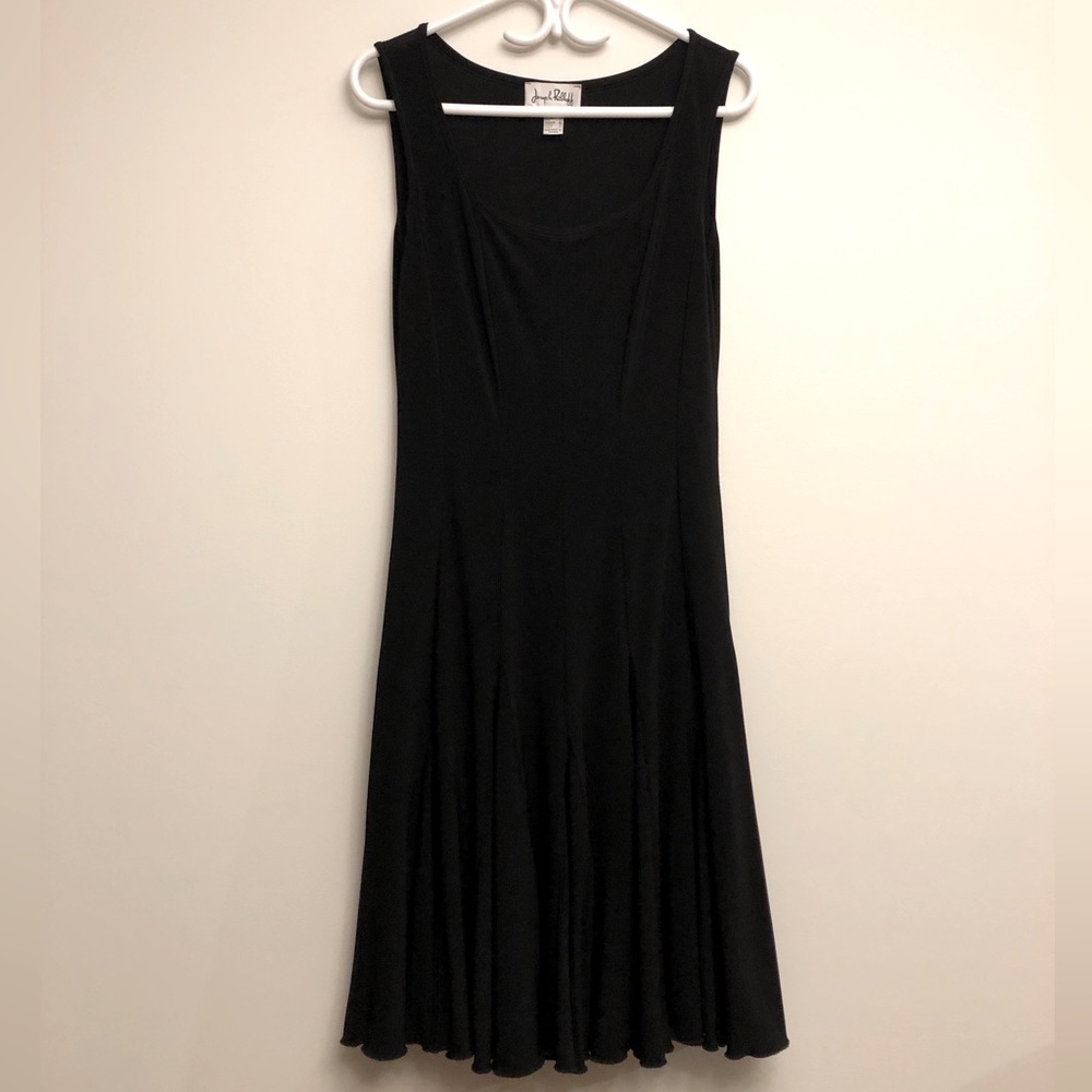 Joseph Ribkoff Black Midi Dress, Size 8